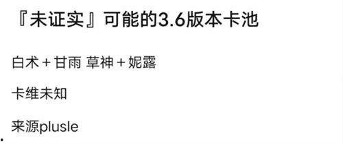 36卡池最新爆料,神秘新卡即将登场，精彩内容抢先看！